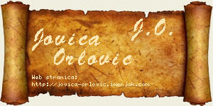 Jovica Orlović vizit kartica